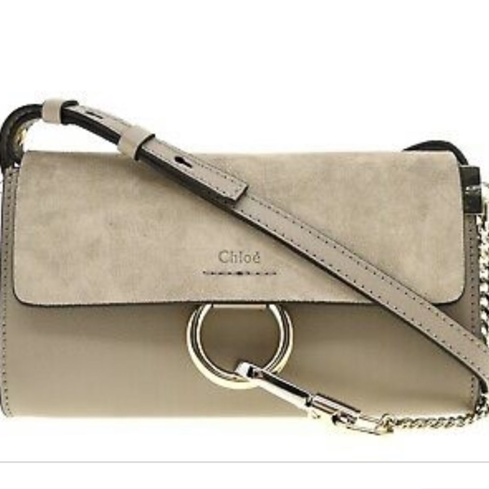 Chloe Faye wallet on a strap